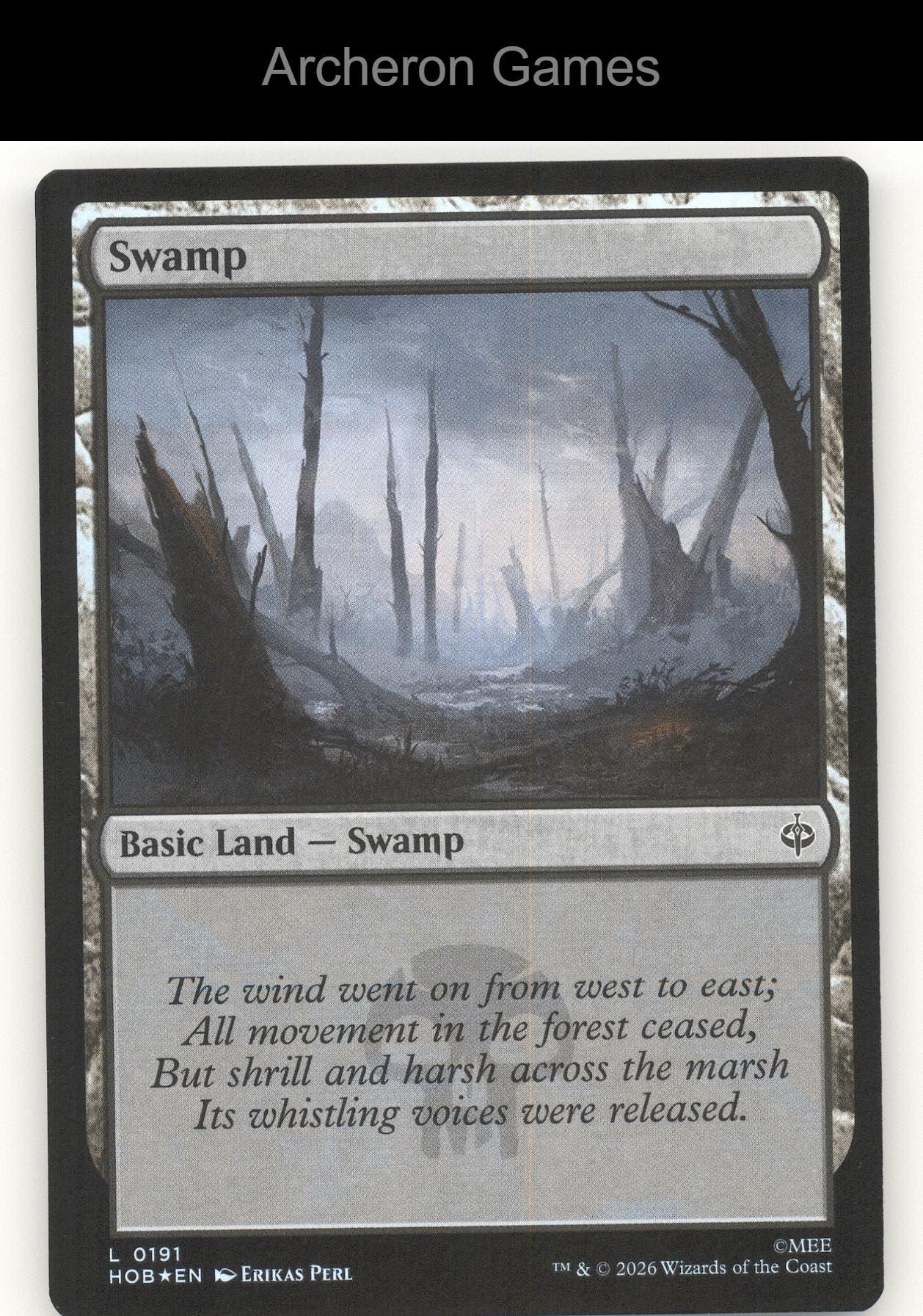 Swamp (0191) HOB 191 Land MTG Card The Hobbit