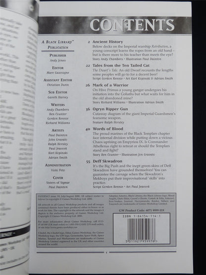 Inferno! Tales of Fantasy and Adventure #19 - Workshop Black Library Publication #1O7
