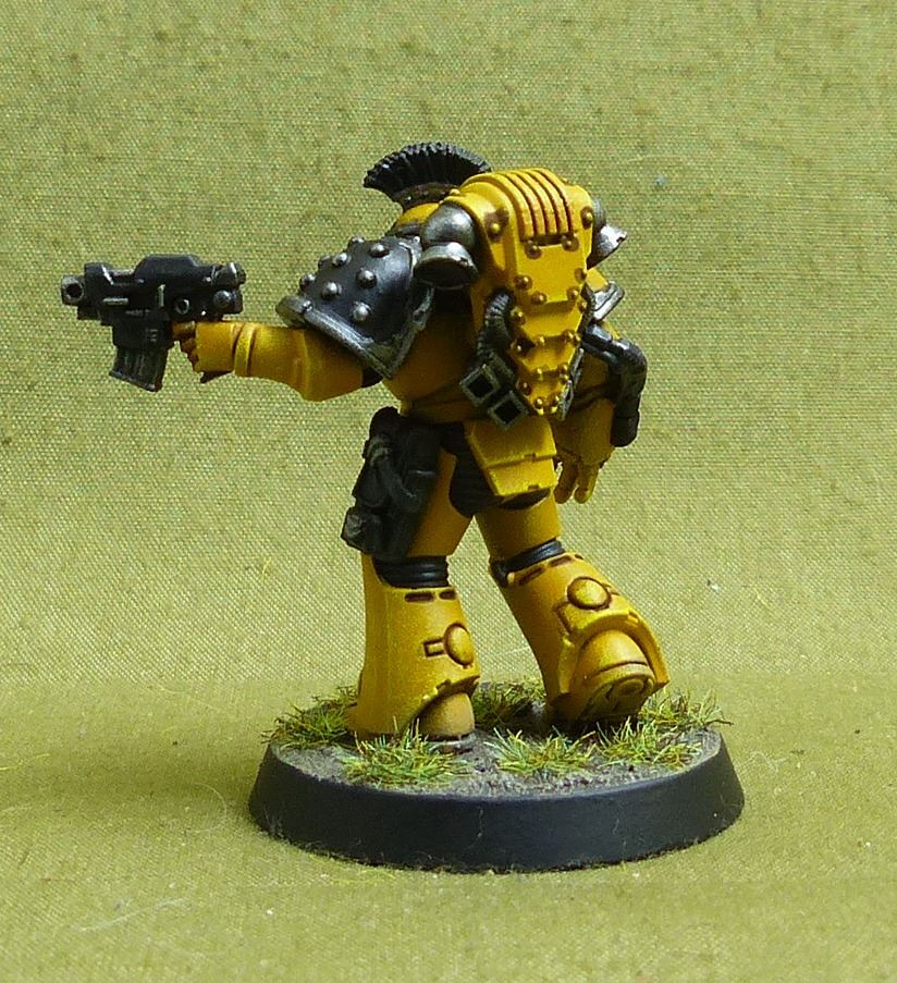 Centurion Conversion painted - Imperial Fists - Warhammer Horus Heresy #2NA