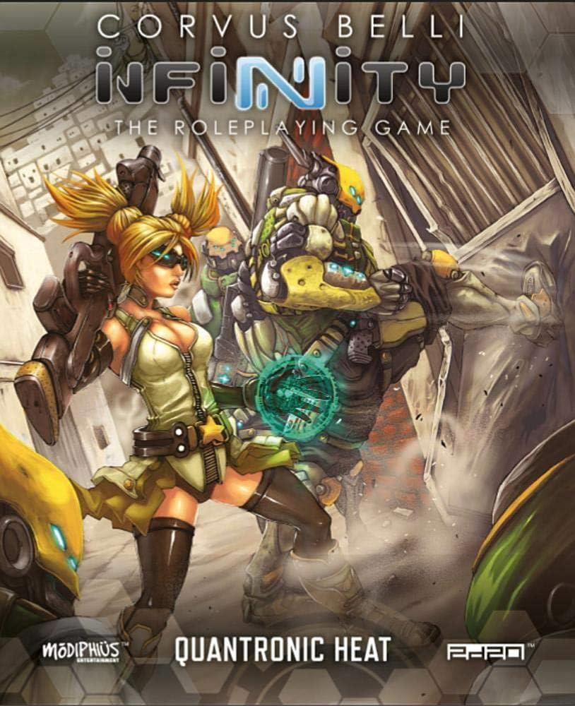 Infinity: Quantronic Heat - Roleplaying Game Softback - Modiphius 2d20 Roleplay