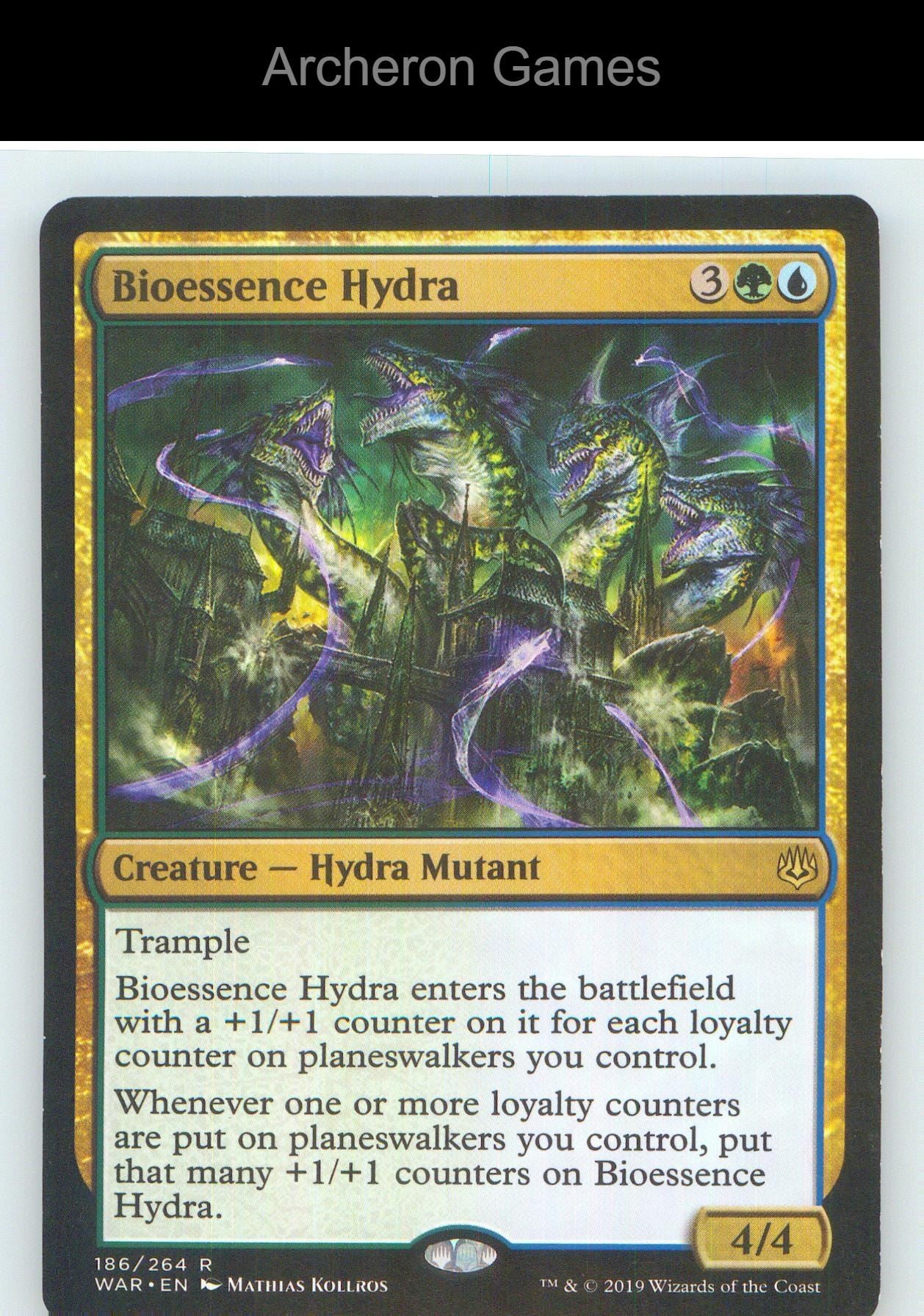 Bioessence Hydra WAR 186 R MTG Card NM/EX+