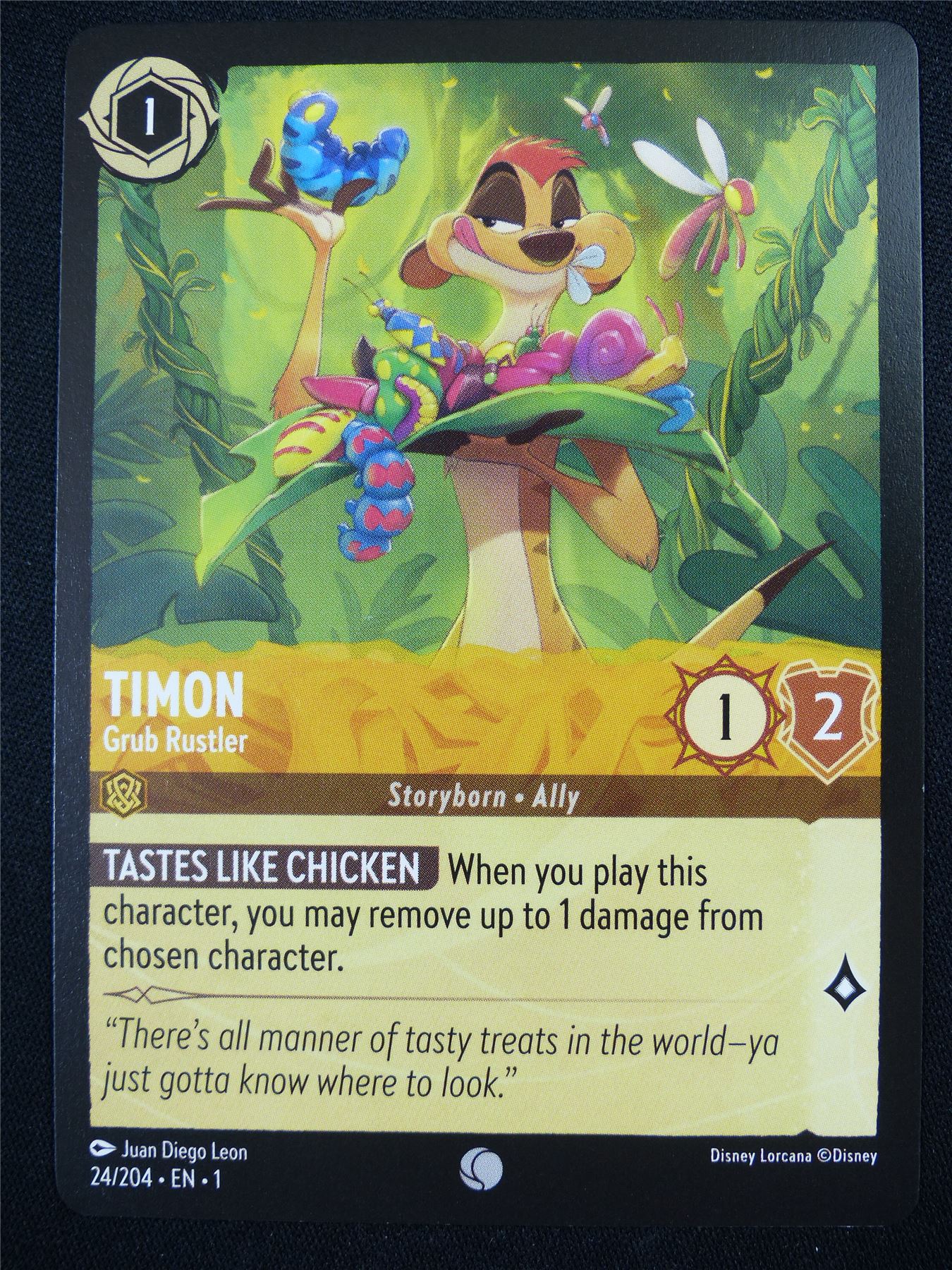 Timon Grub Rustler 24/204 - Lorcana Card #4SR