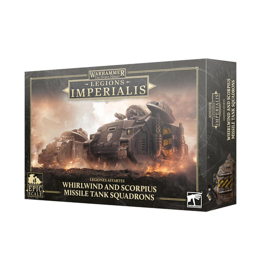 WHIRLWIND AND SCORPIUS MISSILE TANK SQUADRONS - LEGIONES ASTARTES - WARHAMMER: LEGIONS IMPERIALIS