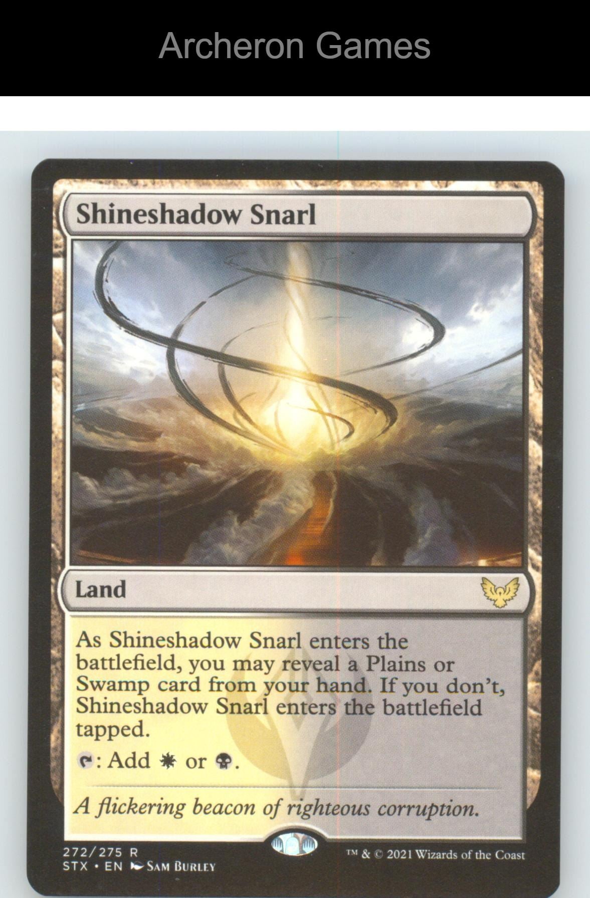 Shineshadow Snarl STX 272 R MTG Card NM/EX+