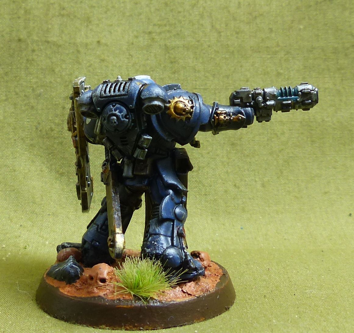 Lieutenant with Storm Shield painted - Space Marines - Warhammer 40K #1IY