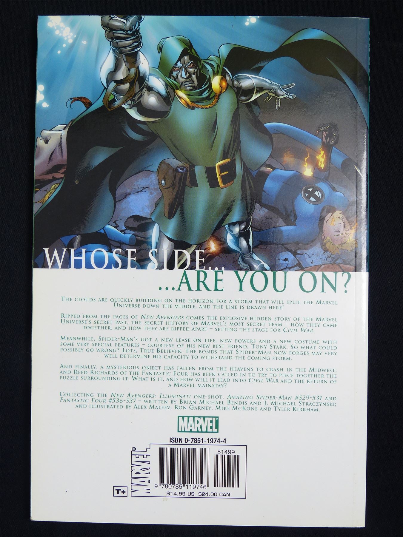 The Road to Civil War - Marvel Graphic Softback #48F
