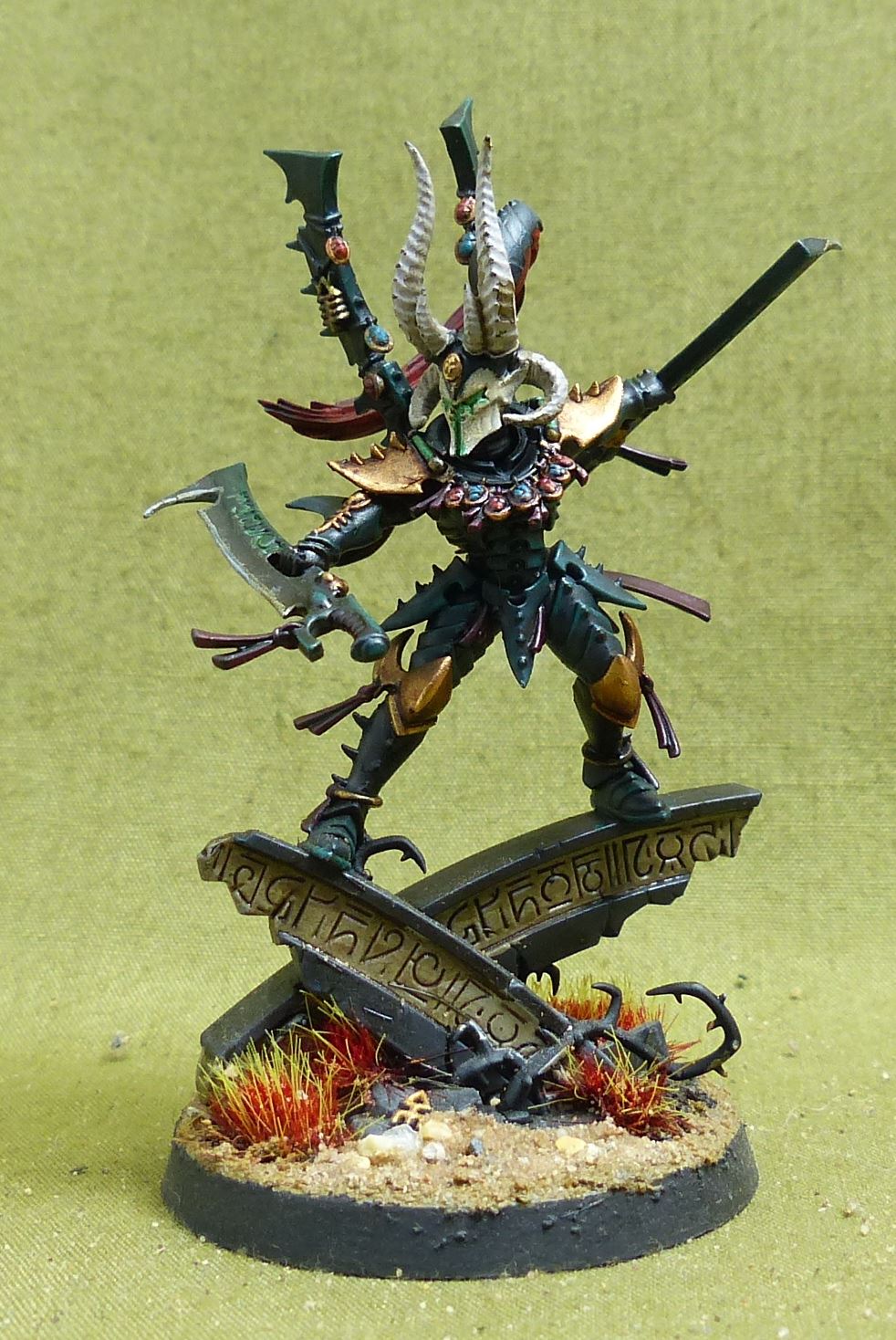 Drazhar painted - Drukhari - Warhammer 40K #KN