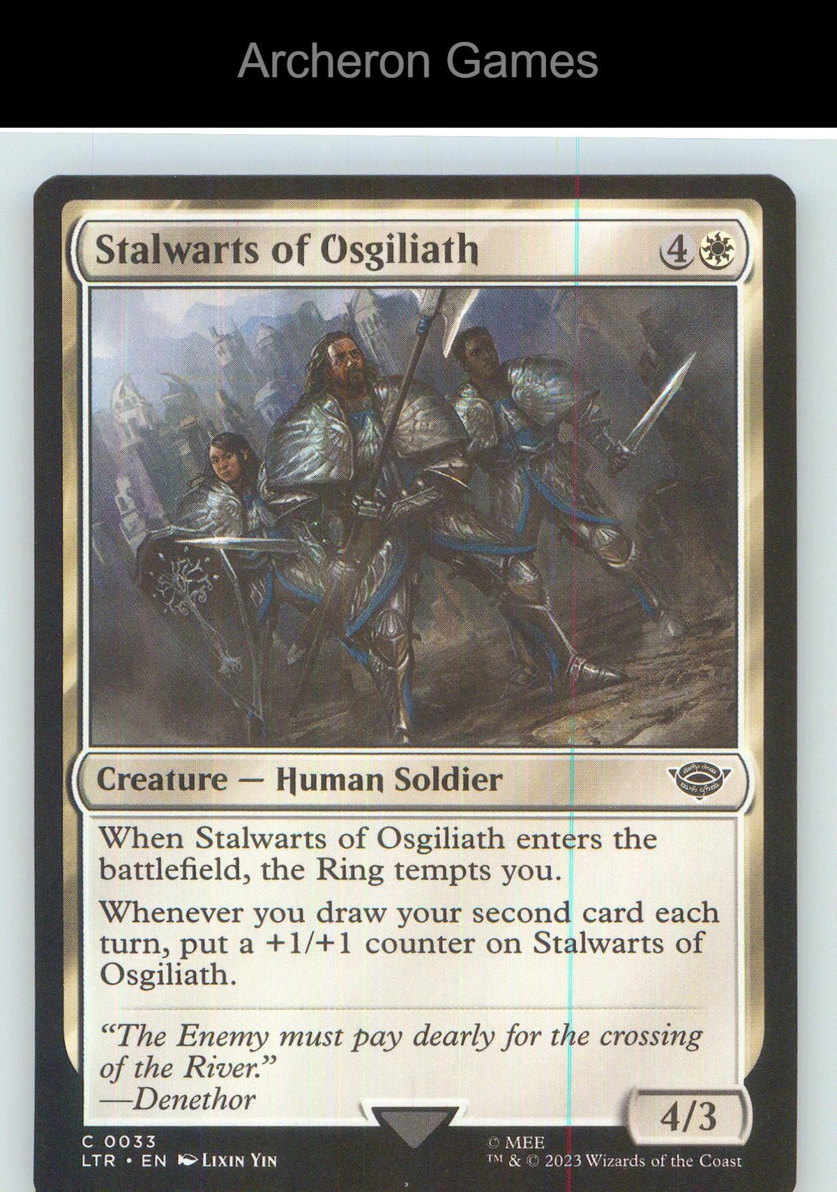 Stalwarts of Osgiliath LTR 33 C MTG Card NM/EX+
