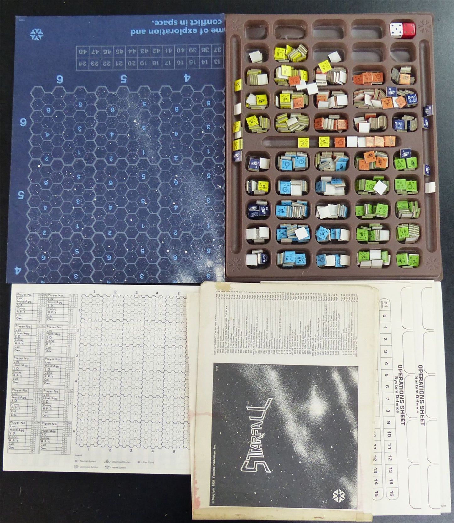 Starfall: A Gfame of Exploration and Conflict in Space - Boardgame #27F