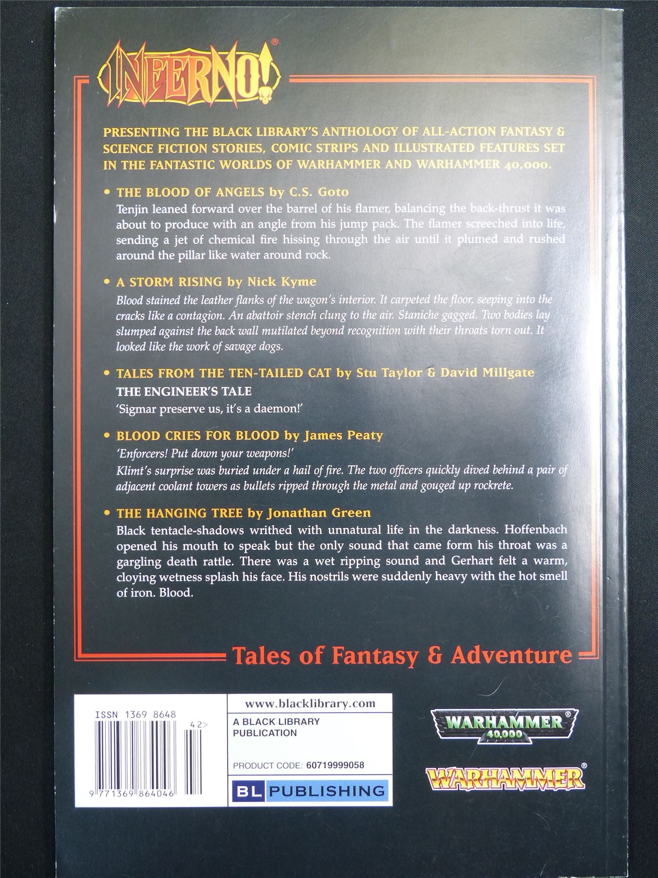 Inferno! Tales of Fantasy and Adventure #42 - Workshop Black Library Publication #1NZ