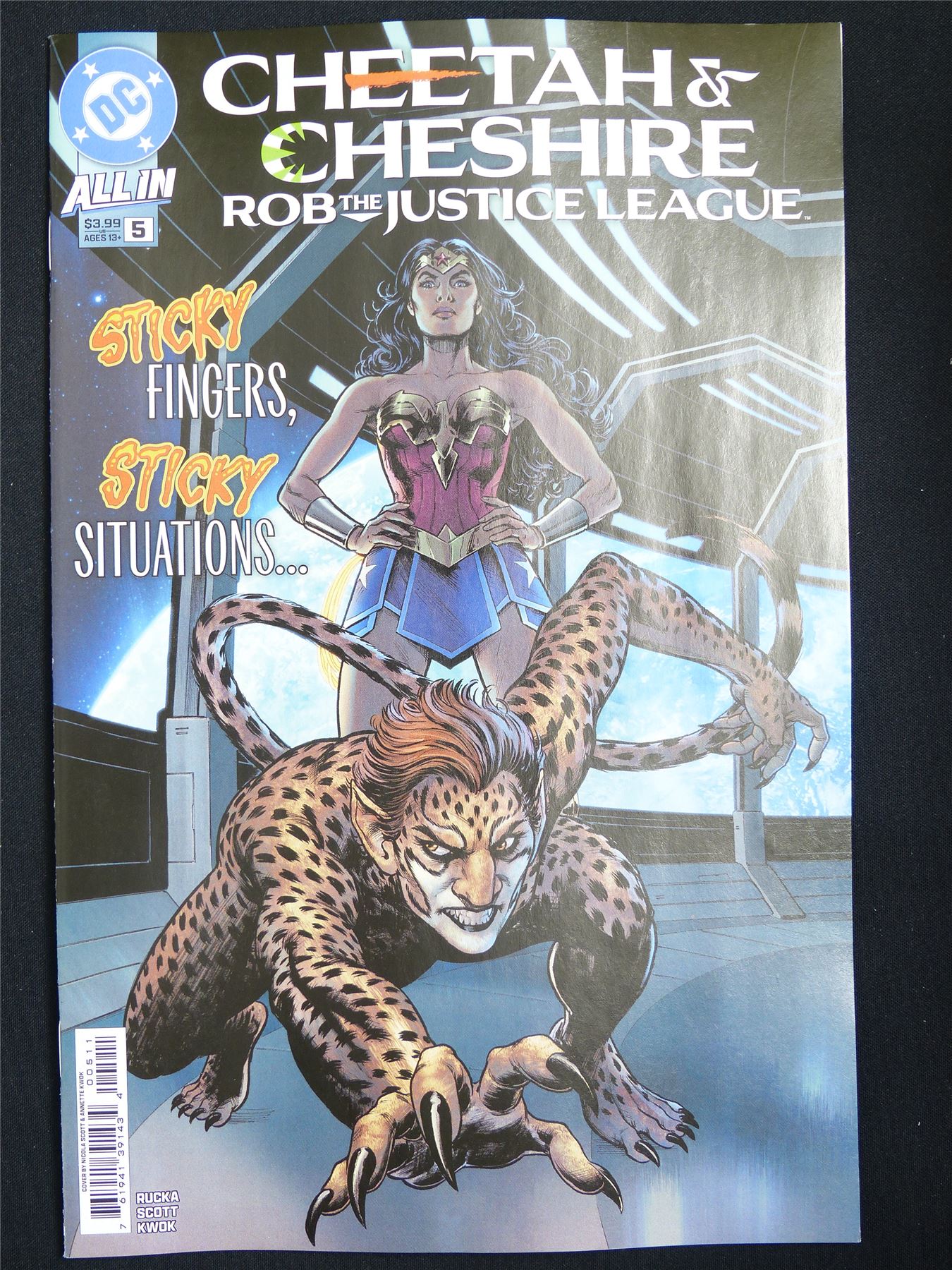 CHEETAH & Cheshire Rob the Justice League #5 - Feb 2026 DC Comic #6VI