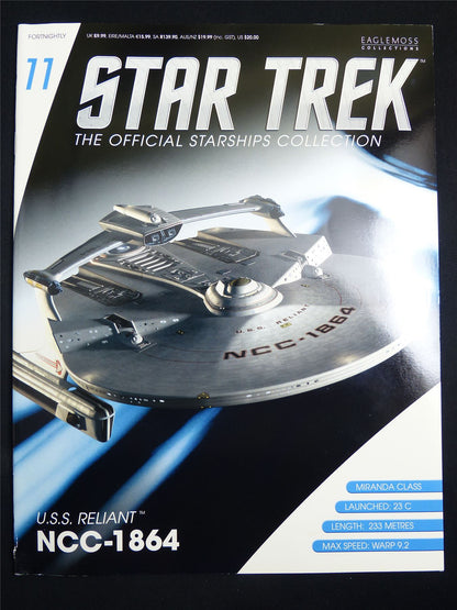 Star Trek The official Starships Collection #11 - Eaglemoss Magazine #2WV