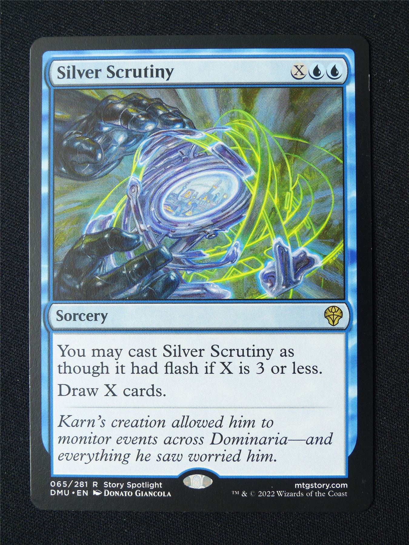 Silver Scrutiny - DMU - Mtg Card #95B