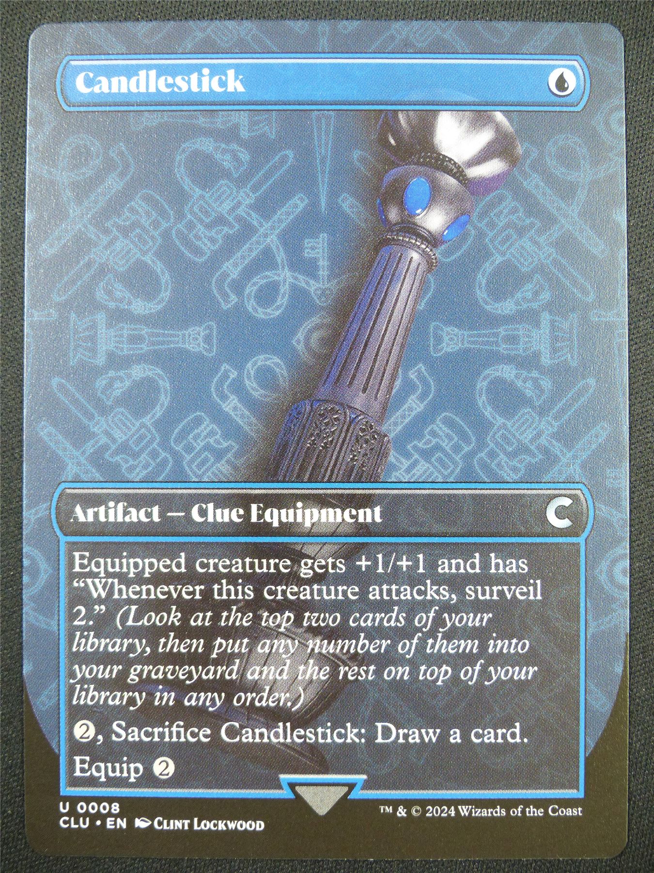 Candlestick Borderless - CLU - Mtg Card #5IV