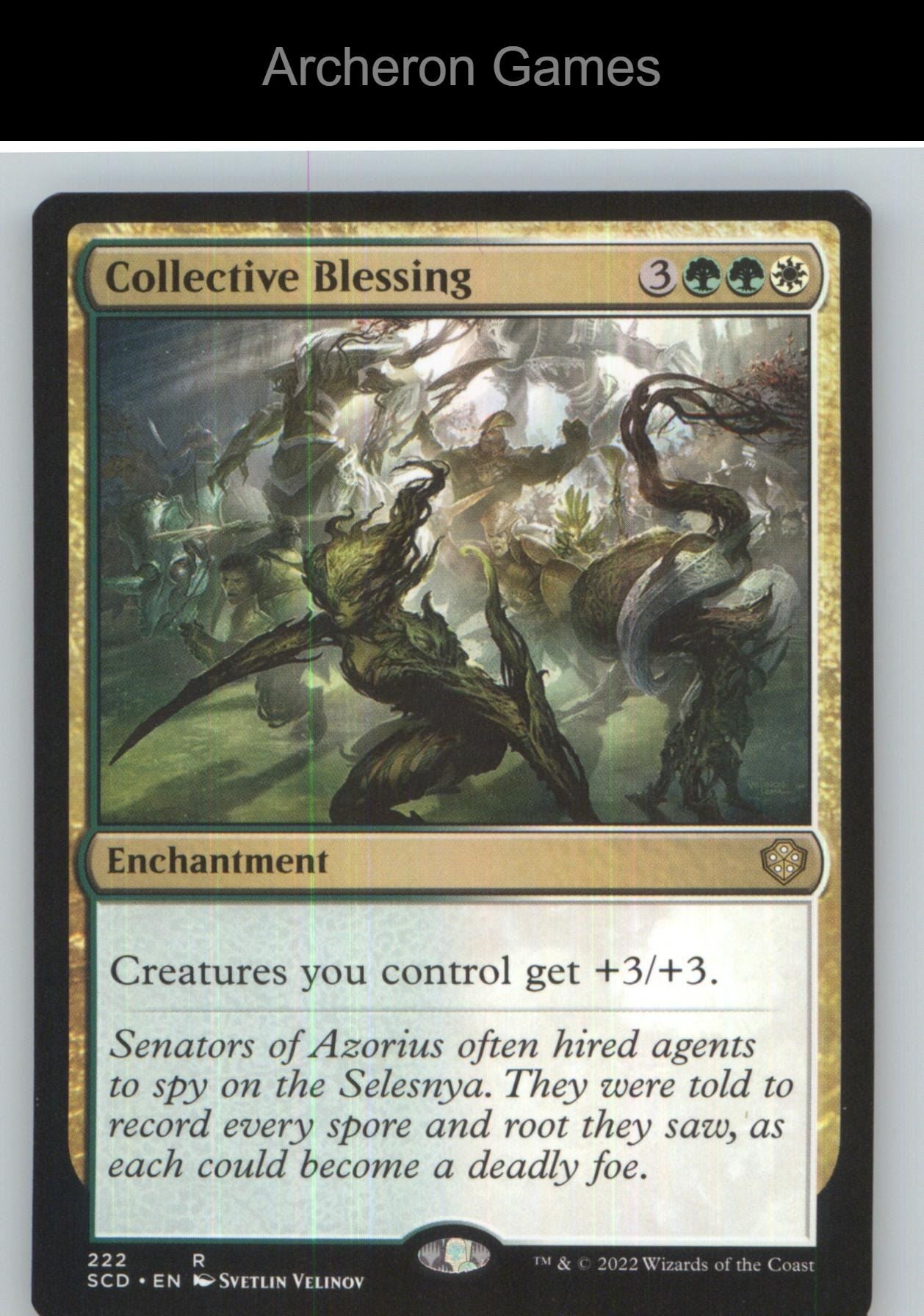 Collective Blessing SCD 222 R MTG Card NM/EX+