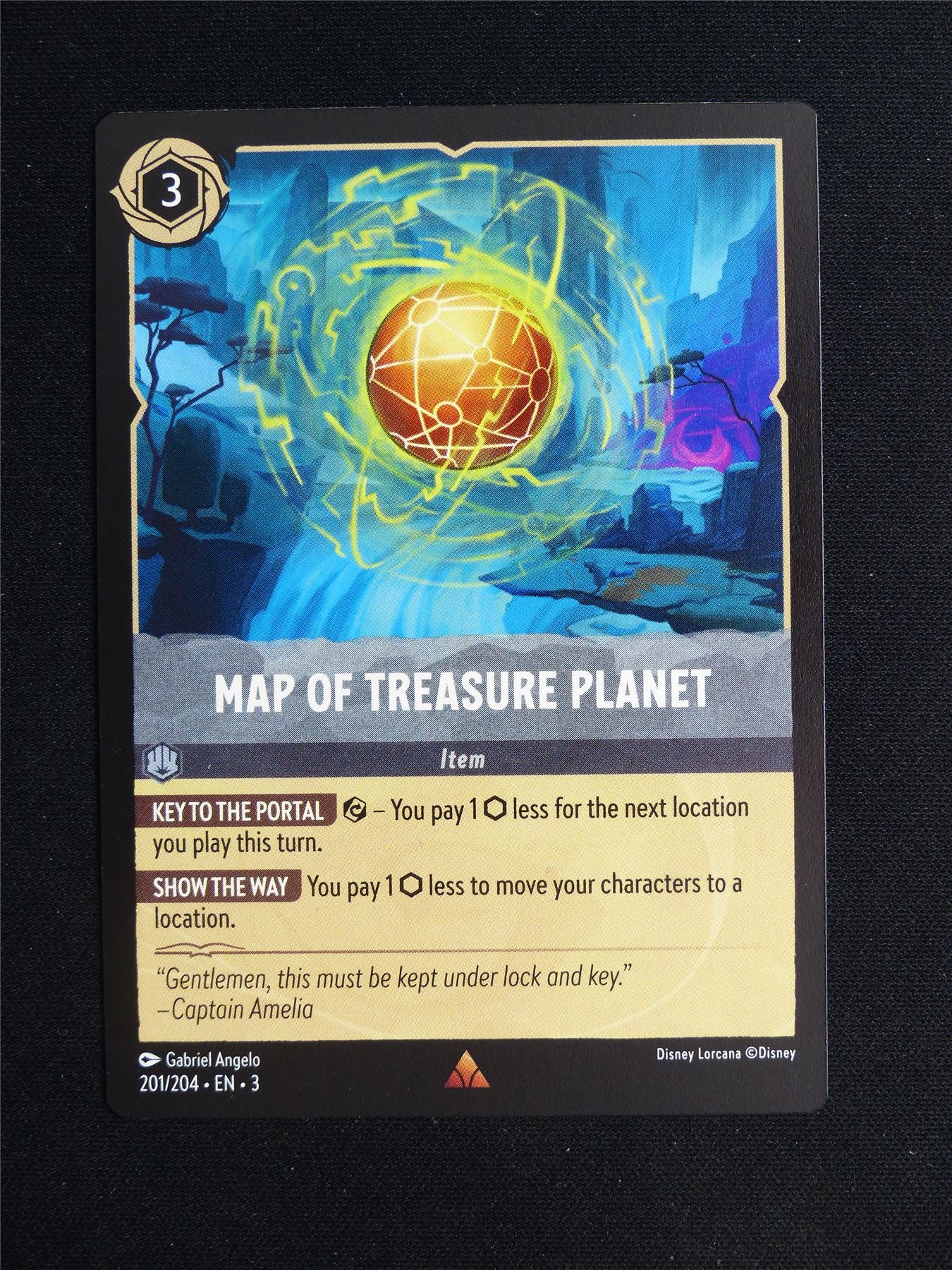 Map of Treasure Planet 201/204 - Lorcana Card #26P