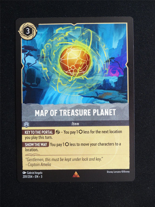 Map of Treasure Planet 201/204 - Lorcana Card #26P