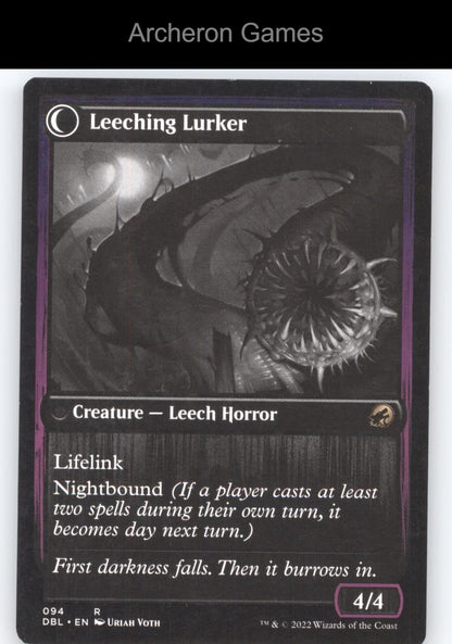 Curse of Leeches 94 R MTG Card Innistrad: Double Feature