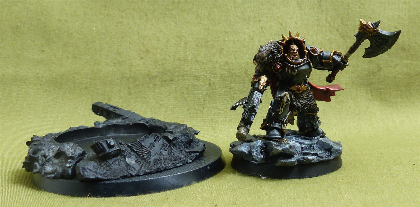 Hvarl Red-Blade - Jarl of the Fourth Great Company painted -  Warhammer Horus Heresy #4X9