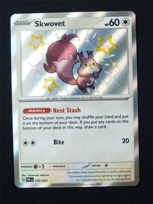 Skwovet 205/091 Shiny Holo - Pokemon Card #5VE