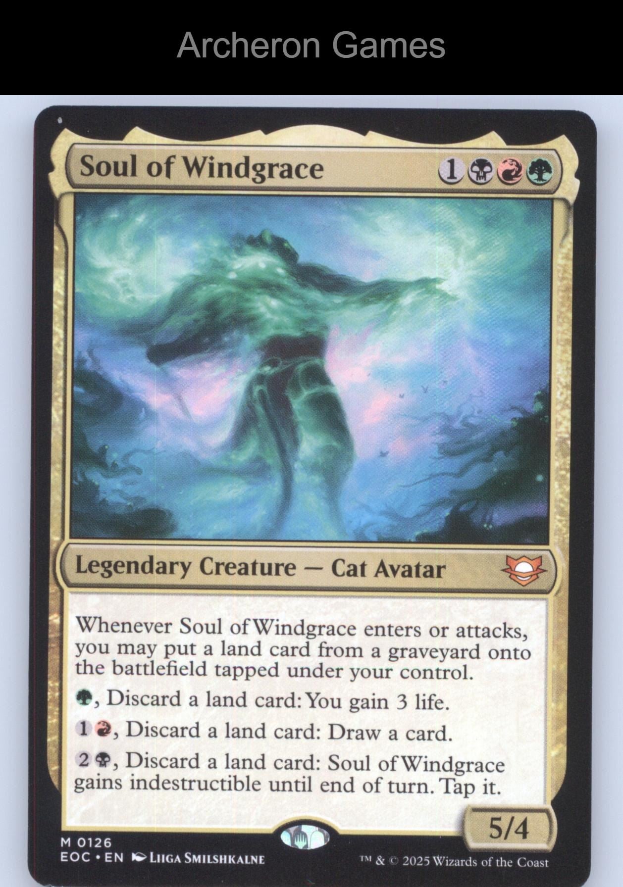 Soul of Windgrace 126 Mythic MTG Card Commander: Edge of Eternities