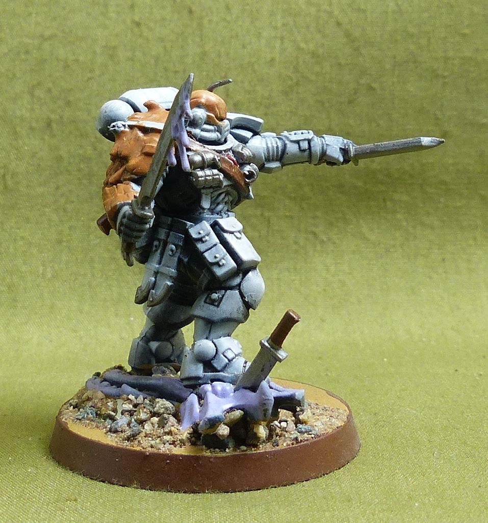 Lieutenant with Combi Weapon painted - White Scars - Warhammer 40K #4CE
