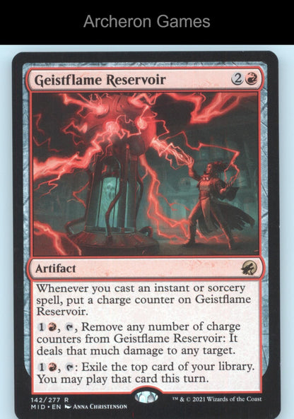 Geistflame Reservoir 142 R MTG Card Innistrad: Midnight Hunt