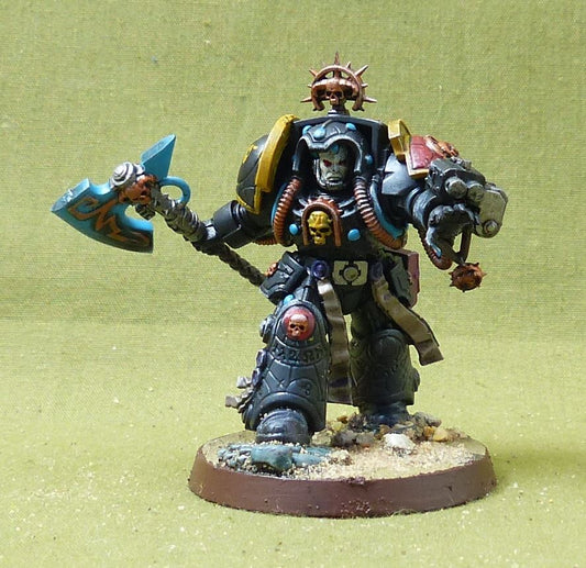 Librarian in Terminator Armour painted - Iron Hands - Warhammer 40K #740