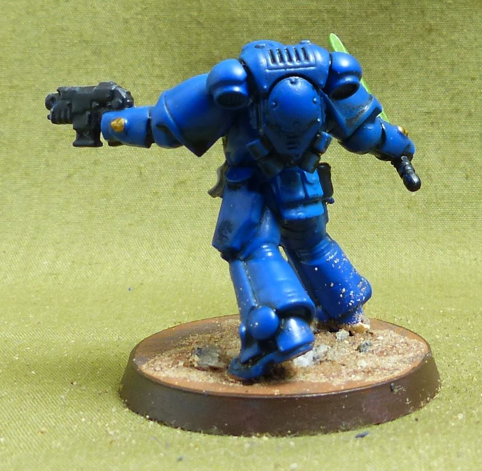 Lieutenant with Power Sword painted - Space Marines - Warhammer 40K #6UL