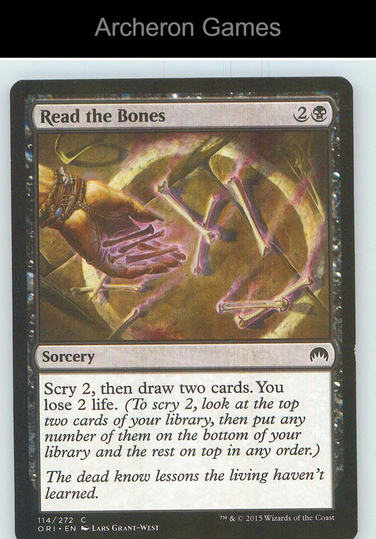 Read the Bones ORI 114 C MTG Card NM/EX+