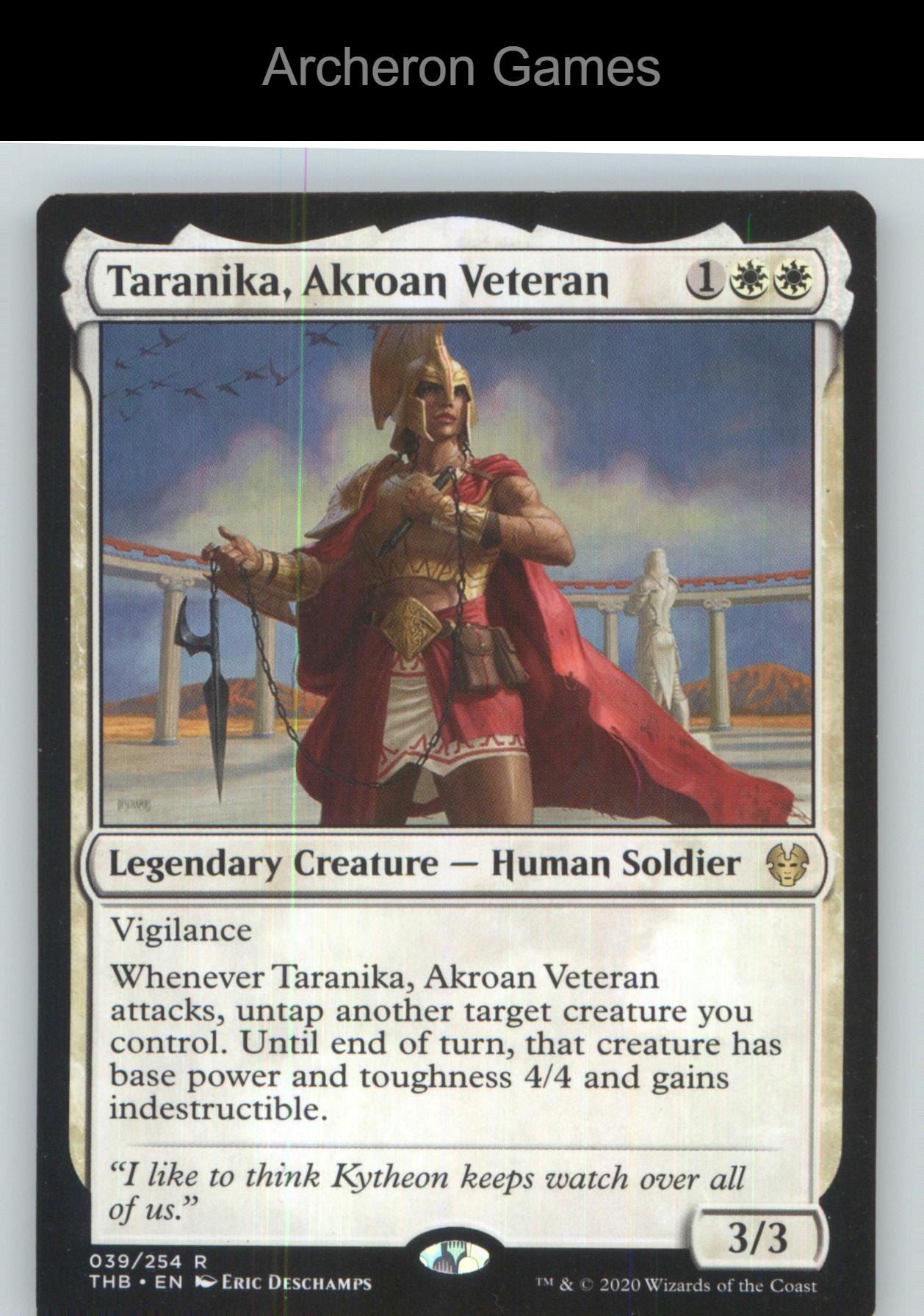 Taranika, Akroan Veteran THB 39 R MTG Card NM/EX+
