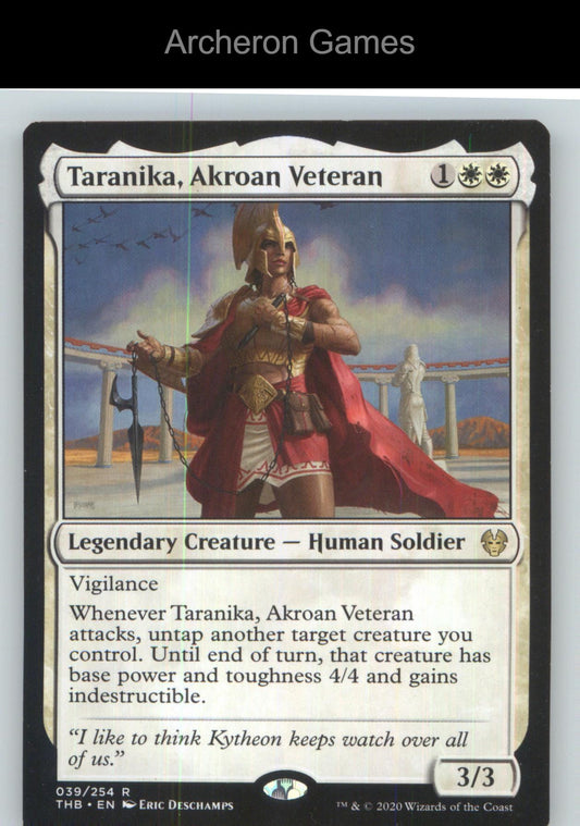 Taranika, Akroan Veteran THB 39 R MTG Card NM/EX+
