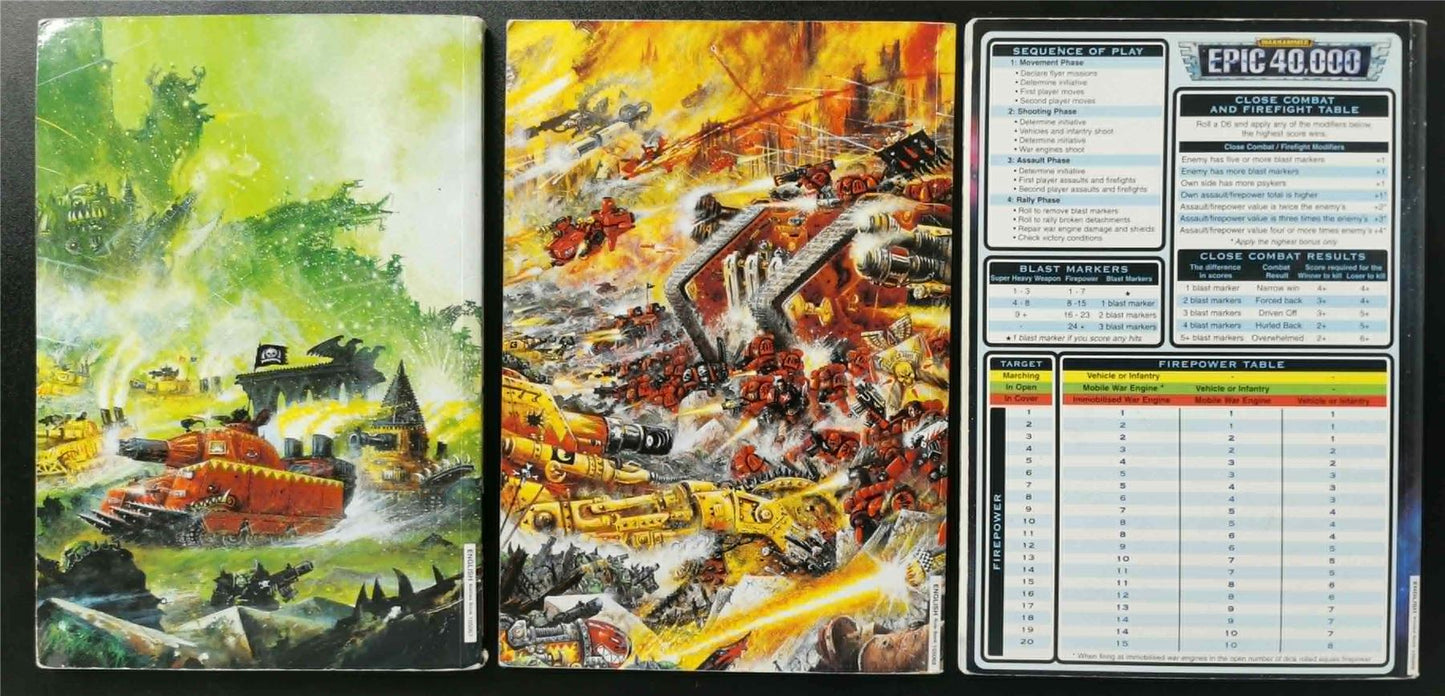 Warhammer Epic Booklet Set: Battles & Rule Book & Armies - Rulebook Softback #1GH