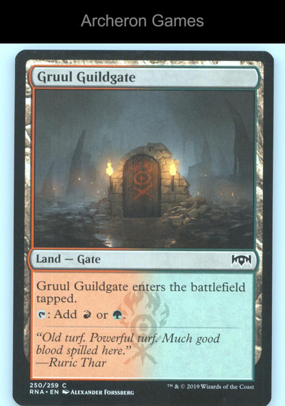 Gruul Guildgate (250) 250 C MTG Card Ravnica Allegiance