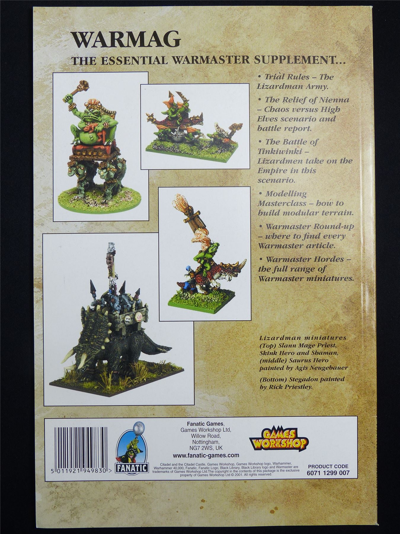 Warmaster #7 Rumble in the Jungle - Games Workshop Magazine #1NE