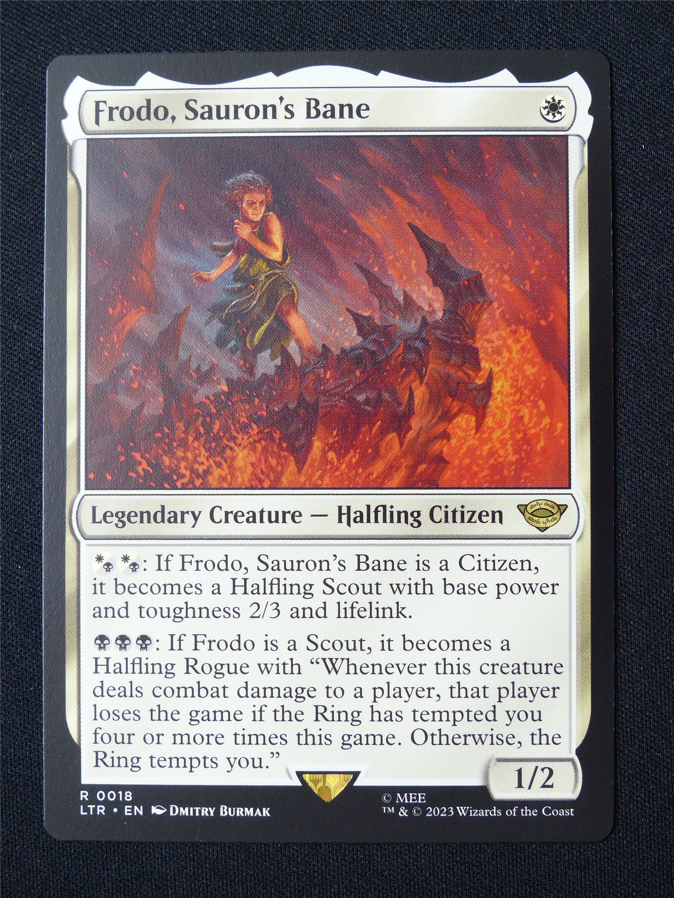 Frodo Sauron's Bane - LTR - Mtg Card #4VX