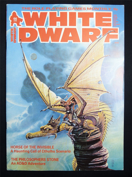 Vintage White Dwarf #66 OOP - Warhammer Magazine #L4