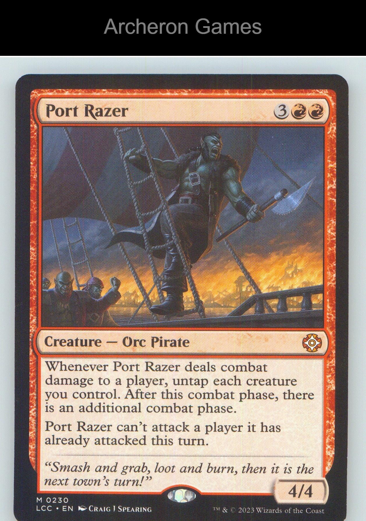 Port Razer LCC 230 Mythic MTG Card NM/EX+