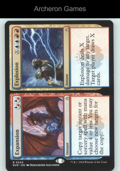 Expansion // Explosion 243 R MTG Card Ravnica Remastered