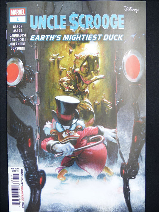 Disney's UNCLE Scrooge Earth's Mightiest Duck #1 - Oct 2025 Marvel Comic #2W3