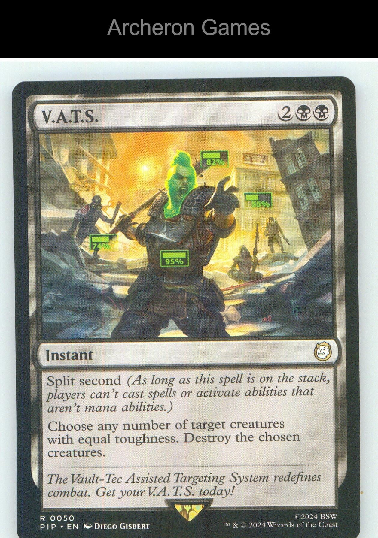 V.A.T.S. PIP 50 R MTG Card NM/EX+
