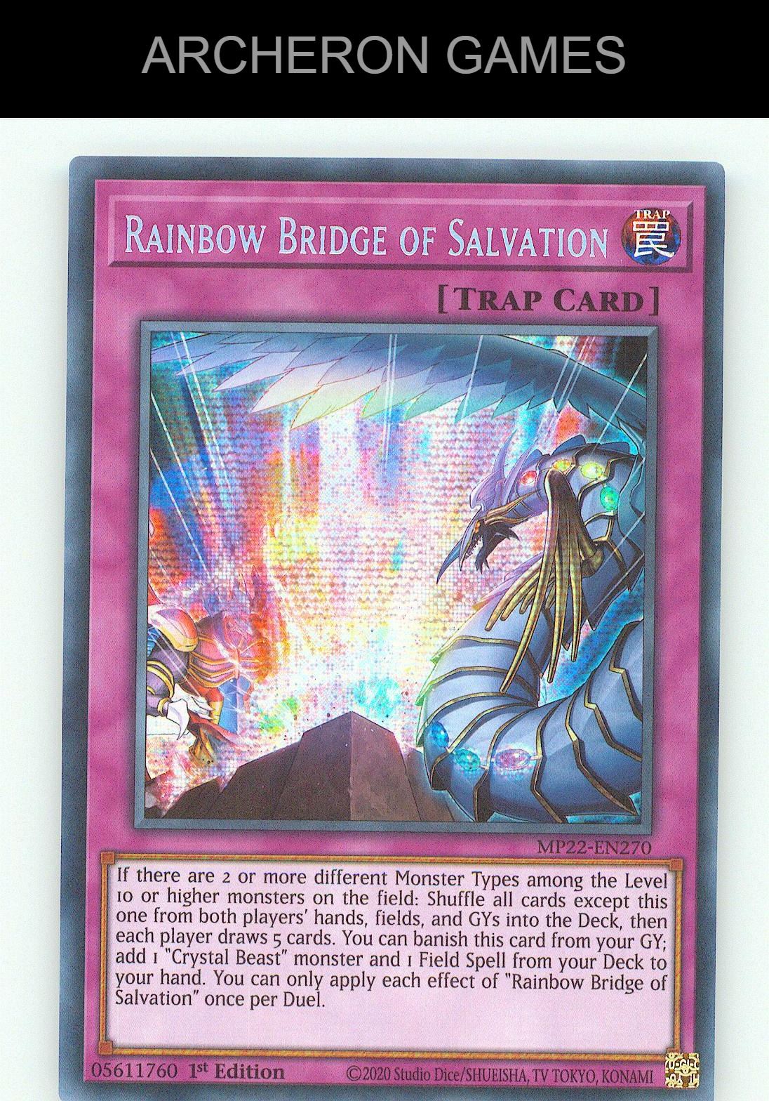 Rainbow Bridge of Salvation SEC YUGIOH Card