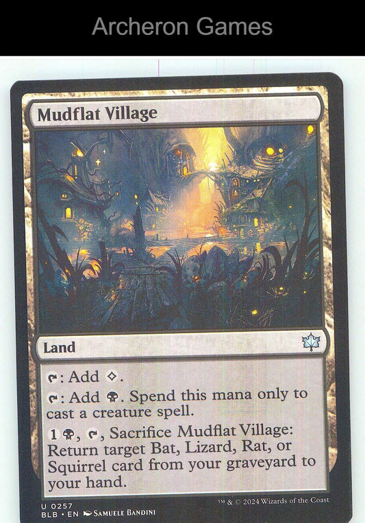 Mudflat Village BLB 257 UC MTG Card NM/EX+
