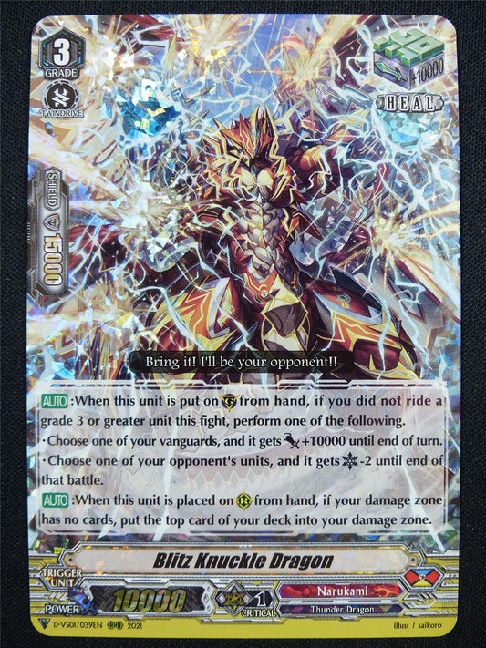 Blitz Knuckle Dragon D-VS01 RRR - Vanguard Card #25R