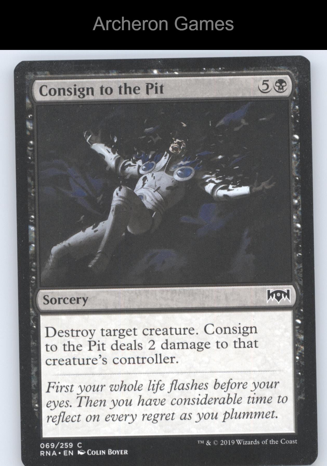 Consign to the Pit 69 C MTG Card Ravnica Allegiance