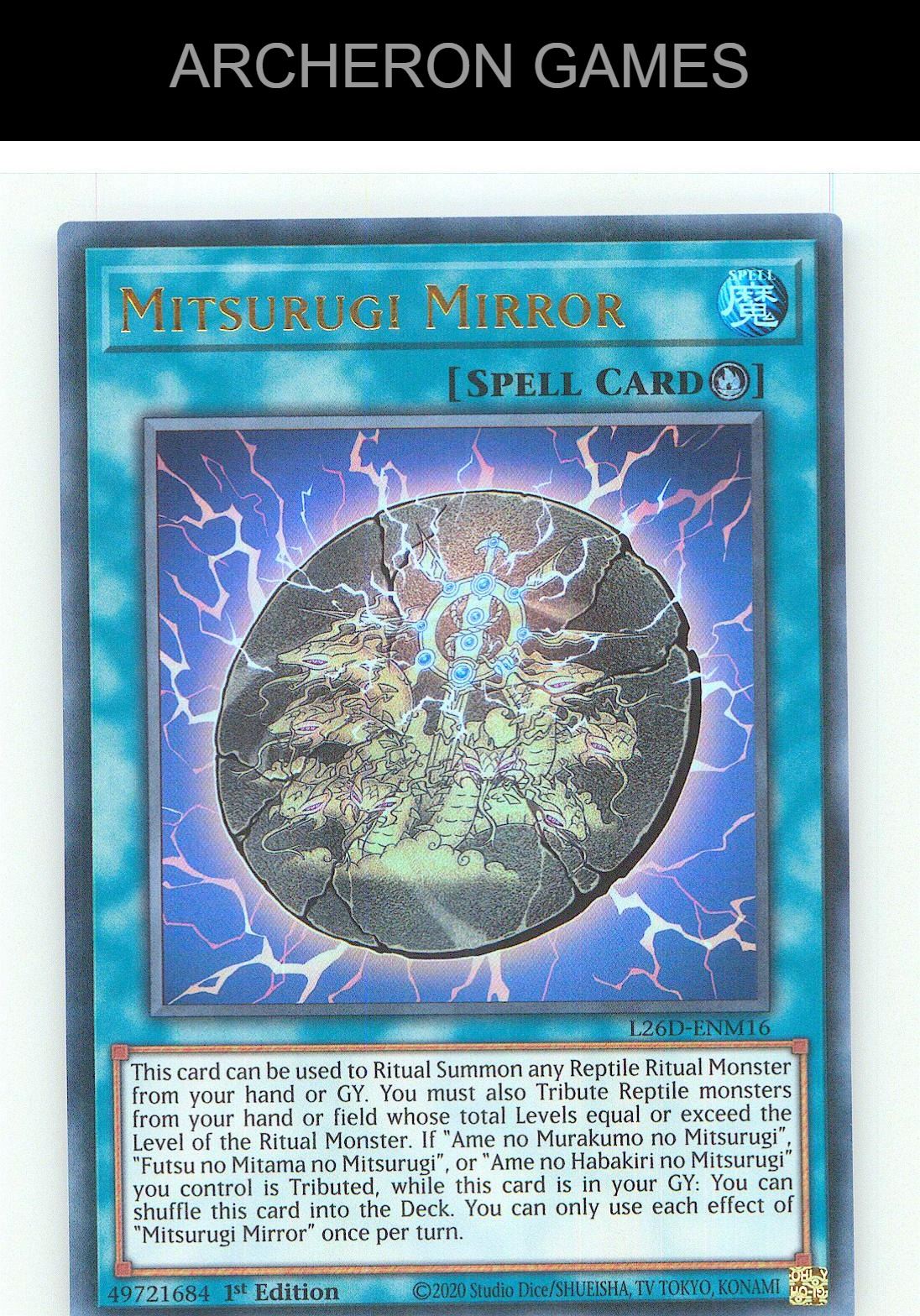 Mitsurugi Mirror C YUGIOH Card 1st Edition