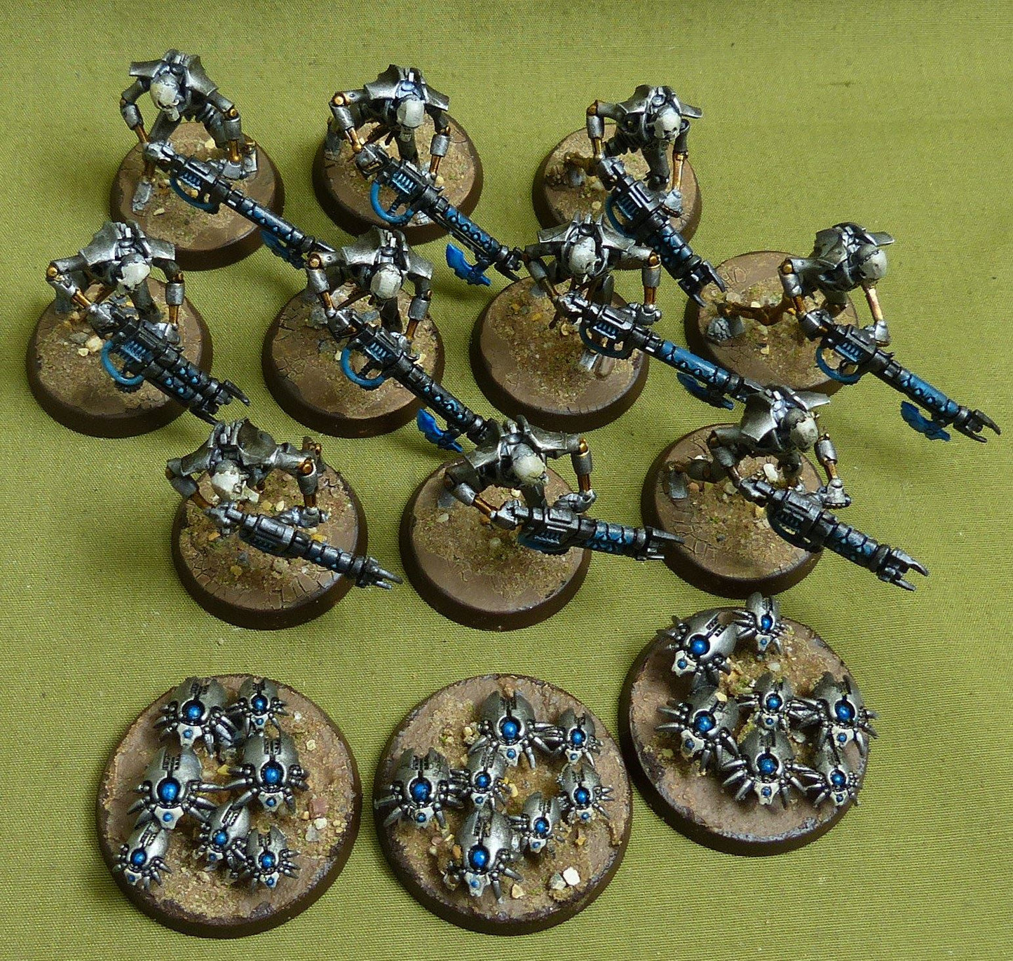 Necron Warriors painted - Necrons - Warhammer 40K #1B4