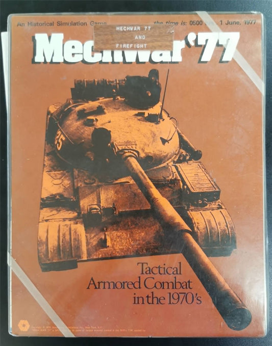 Mechwar '77 and Firefight double game collection - SPI Game #QX