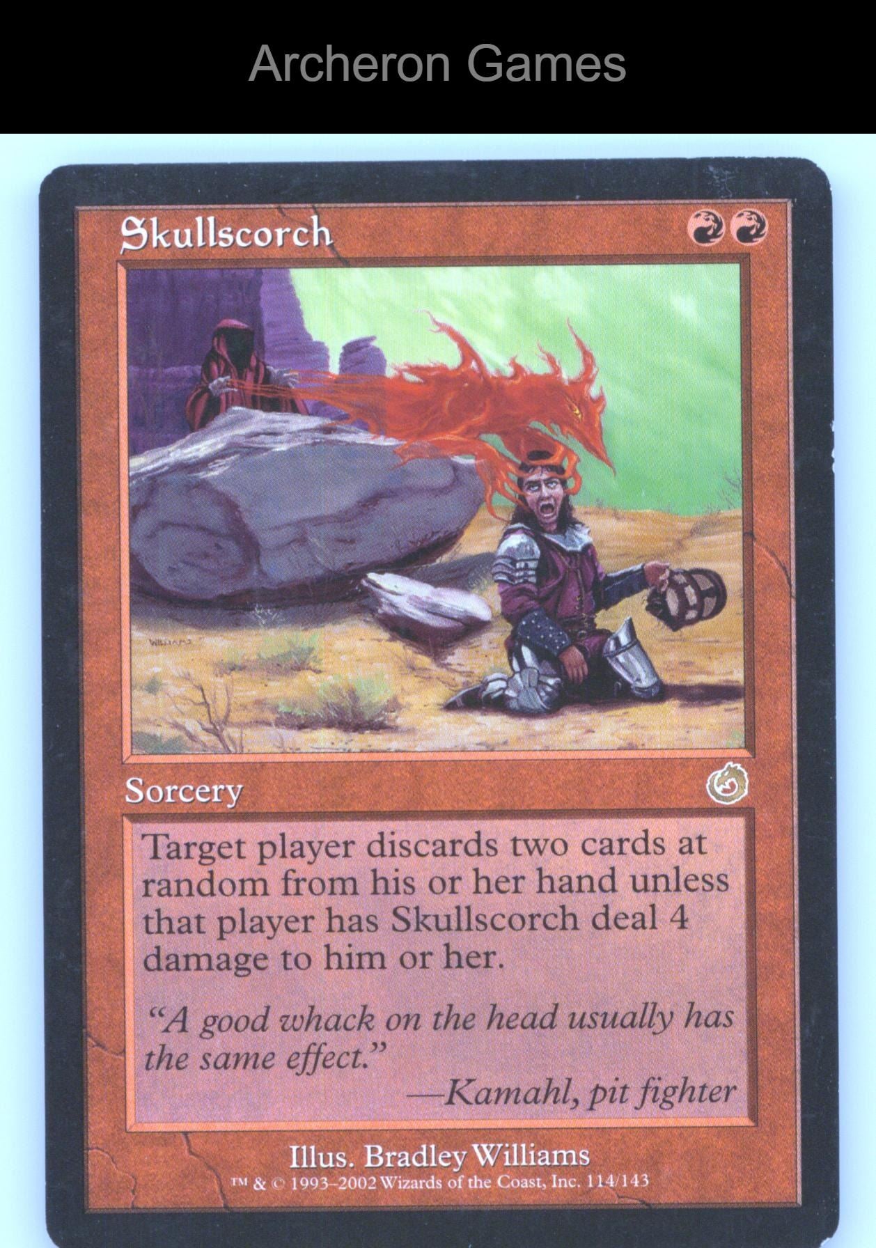Skullscorch 114 R MTG Card Torment