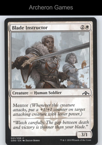 Blade Instructor 1 C MTG Card The List Reprints